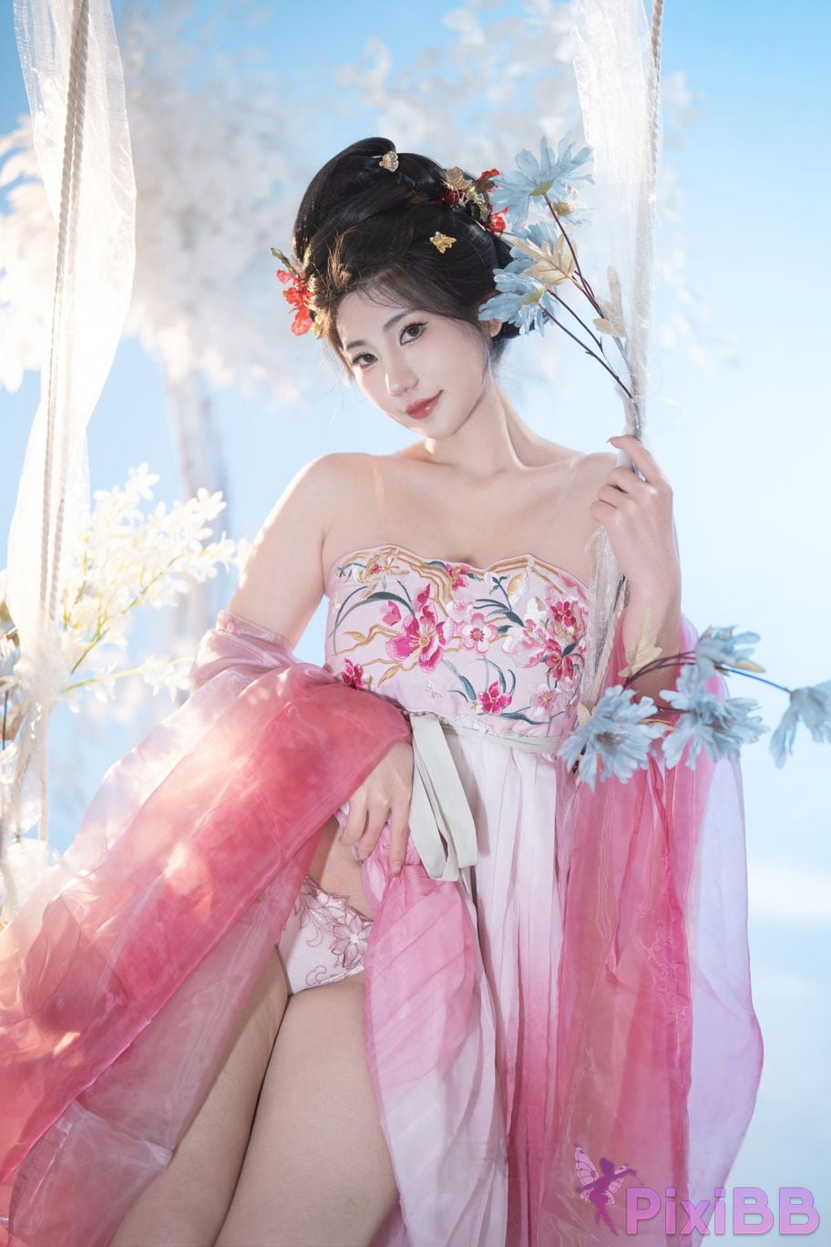 Coser Xing lan shi lan lan jiao lan mei ya and Natsuko PixiBB.COM 100