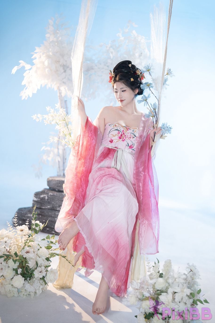 Coser Xing lan shi lan lan jiao lan mei ya and Natsuko PixiBB.COM 107