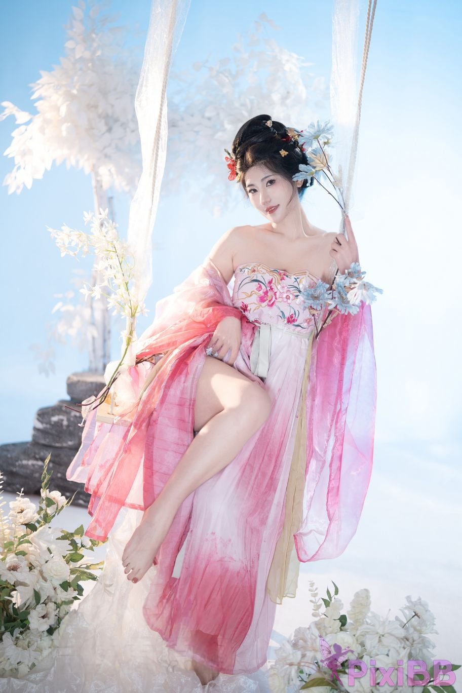 Coser Xing lan shi lan lan jiao lan mei ya and Natsuko PixiBB.COM 111