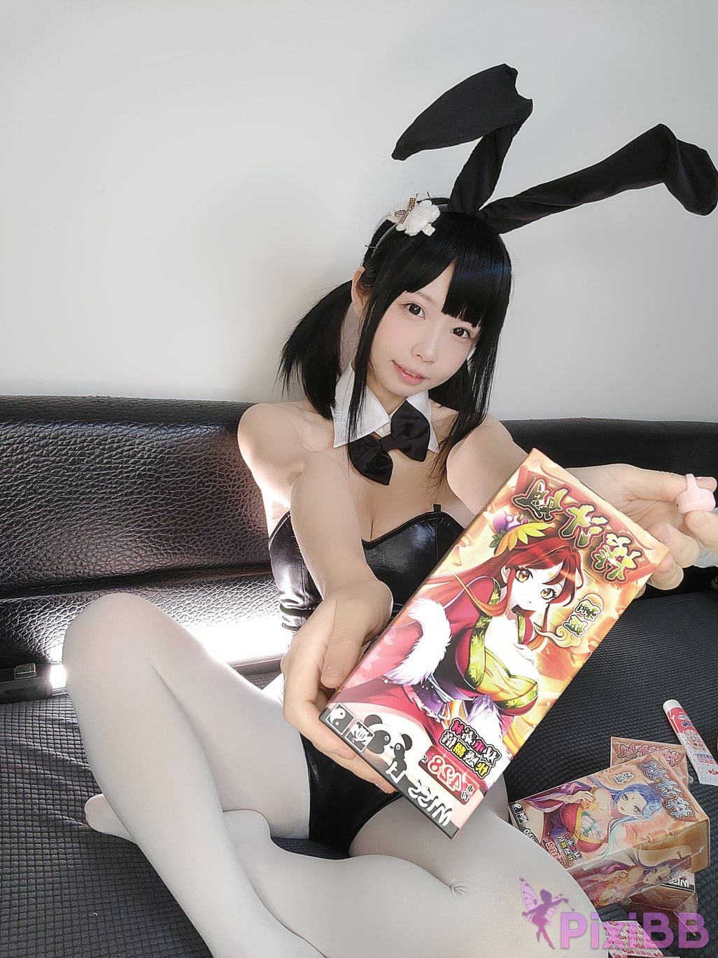Cosplayer One hundred thousand precious volts black rabbit PixiBB.COM 002