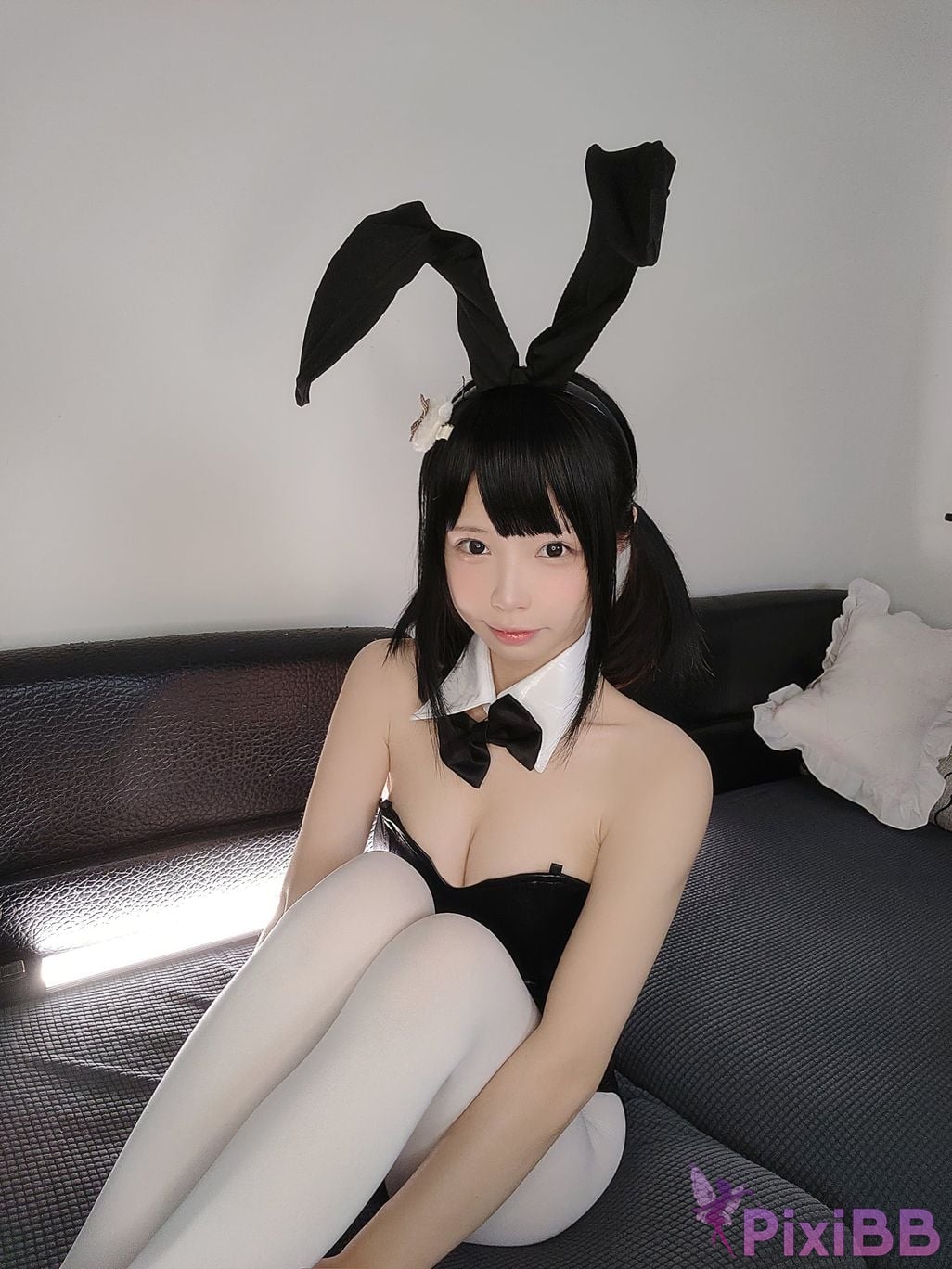 Cosplayer One hundred thousand precious volts black rabbit PixiBB.COM 012