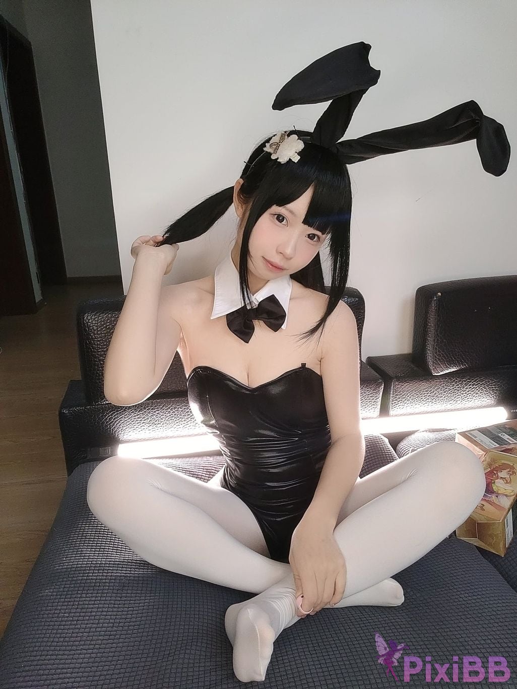 Cosplayer One hundred thousand precious volts black rabbit PixiBB.COM 020