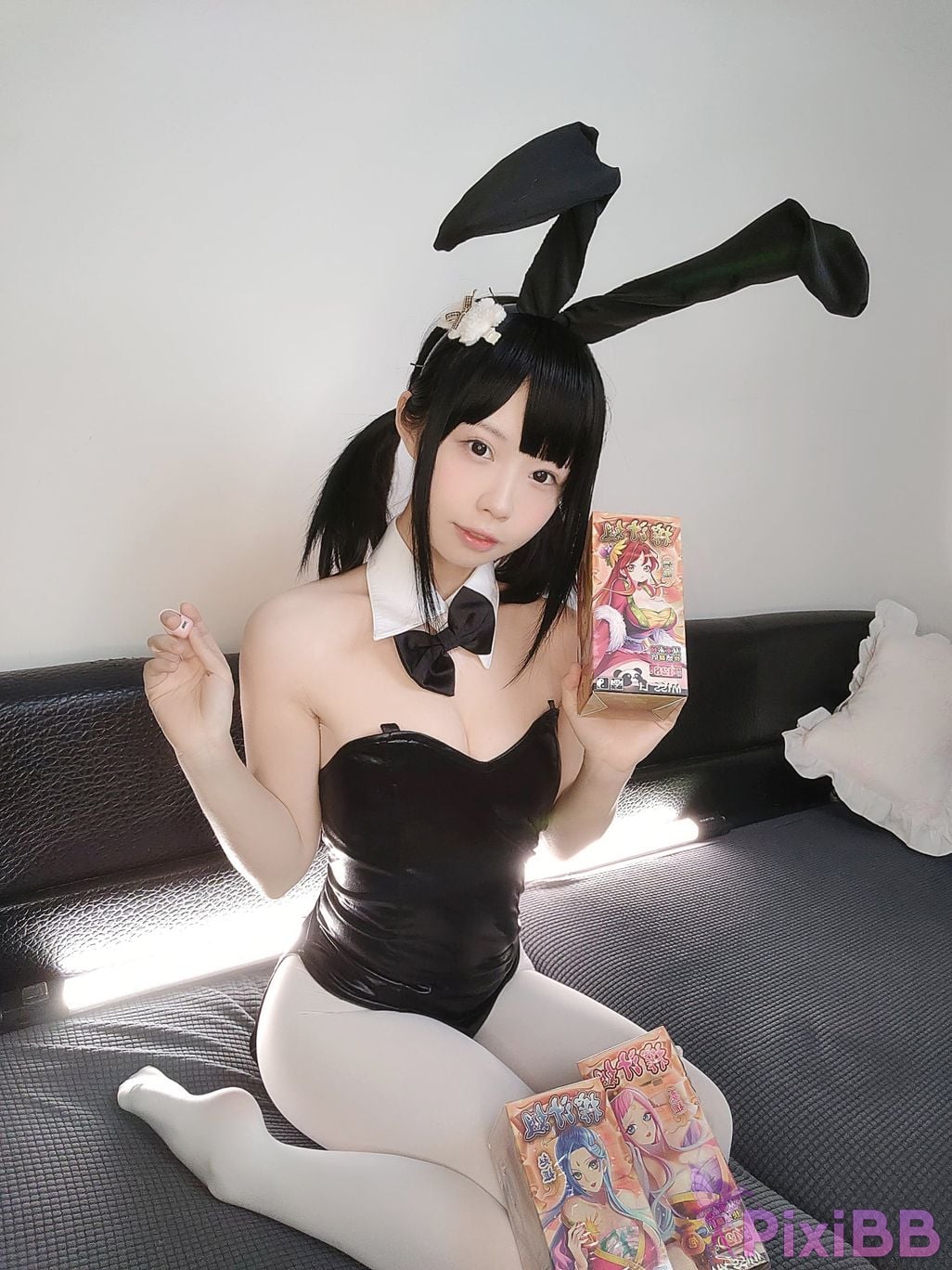 Cosplayer One hundred thousand precious volts black rabbit PixiBB.COM 023