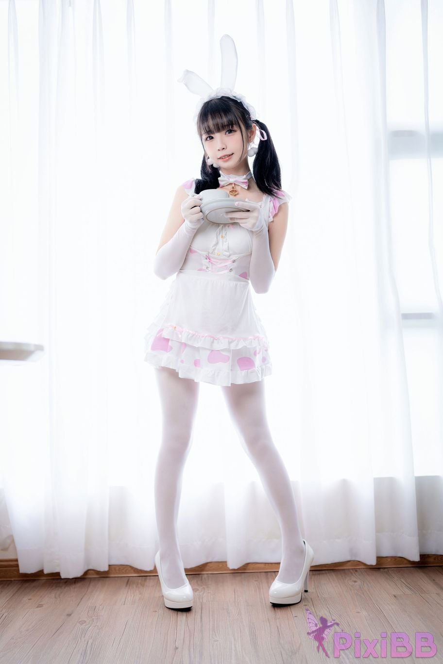 Cosplayer One hundred thousand precious volts White Peach Oolong Milk Tea PixiBB.COM 027