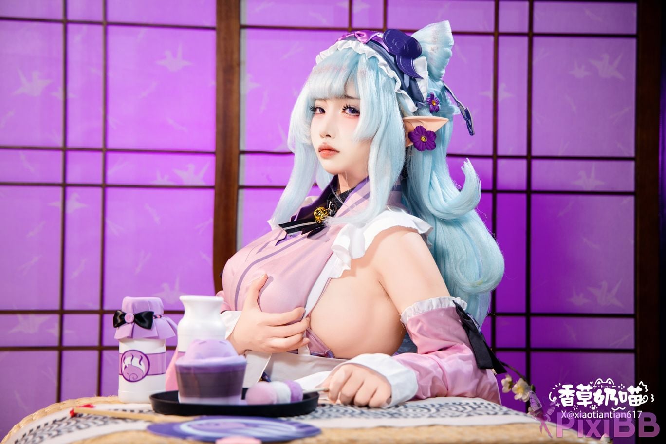 Cosplayer Vanilla Milk Meow Dreaming about Yue Ruixi Collectors Edition PixiBB.COM 122