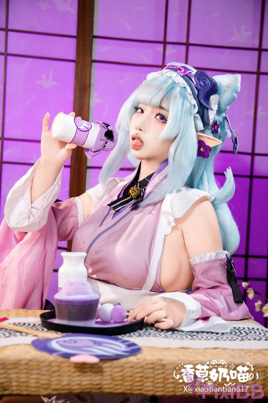 Cosplayer Vanilla Milk Meow Dreaming about Yue Ruixi Collectors Edition PixiBB.COM 123