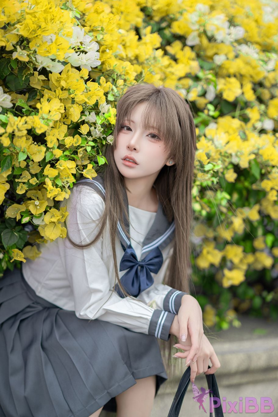 Cosplayer Zhiyue Etsu ko true love JK PixiBB.COM 034