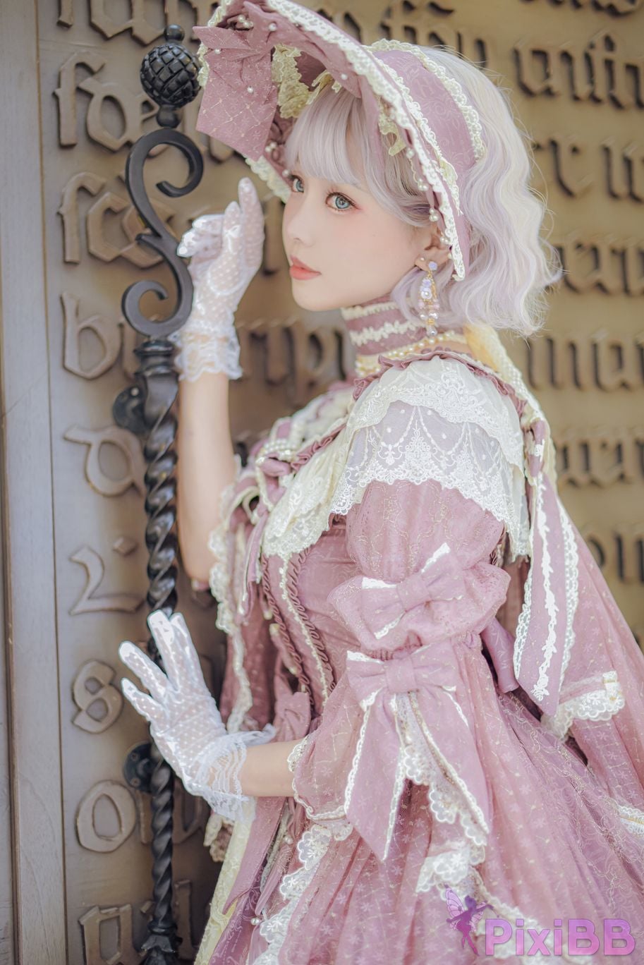 Cosplayer Ely eee ElyEE child Lilac Courtyard garden PixiBB.COM 026