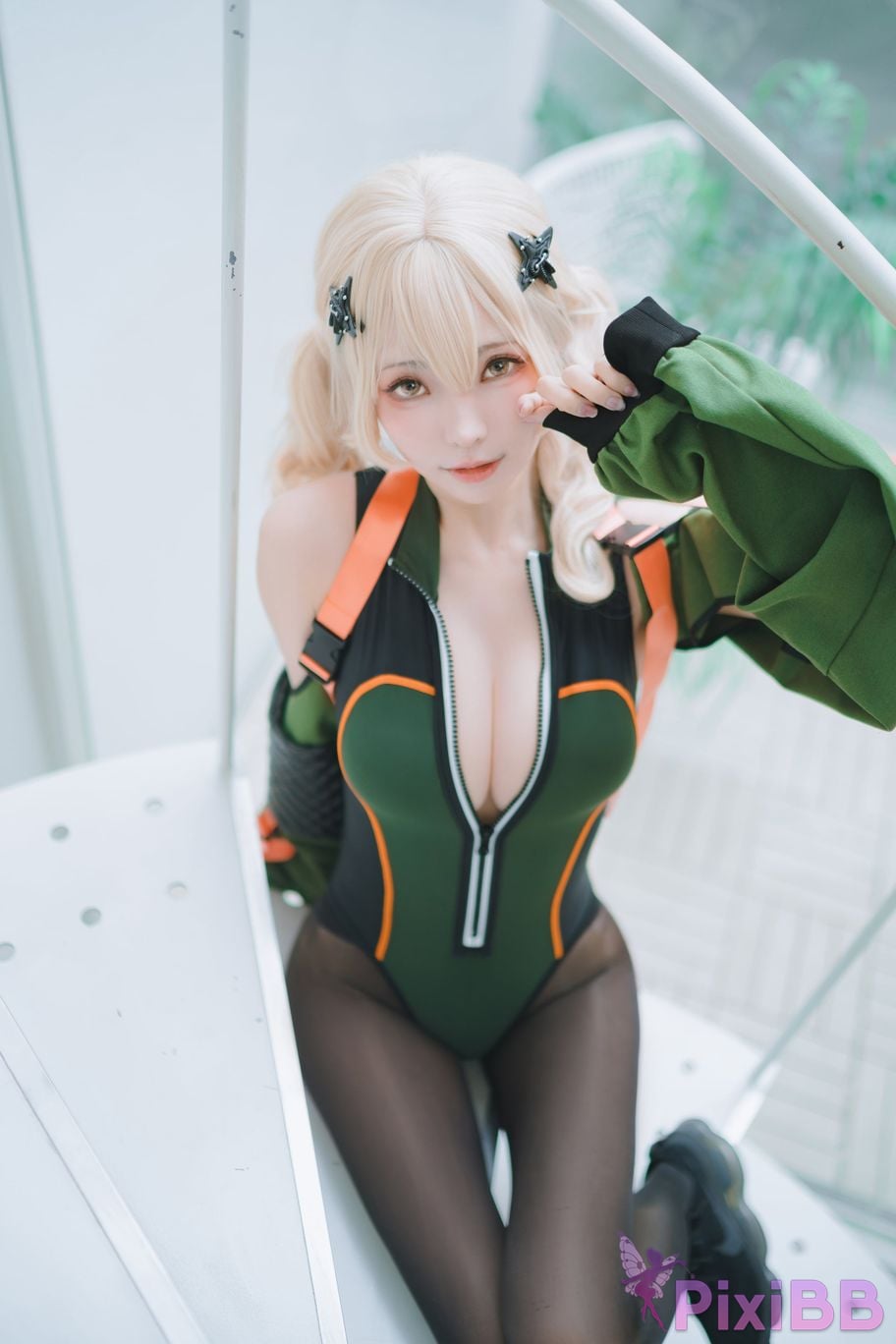 Cosplayer Ely eee ElyEE child Crocodile Alert e yu jing bao PixiBB.COM 020