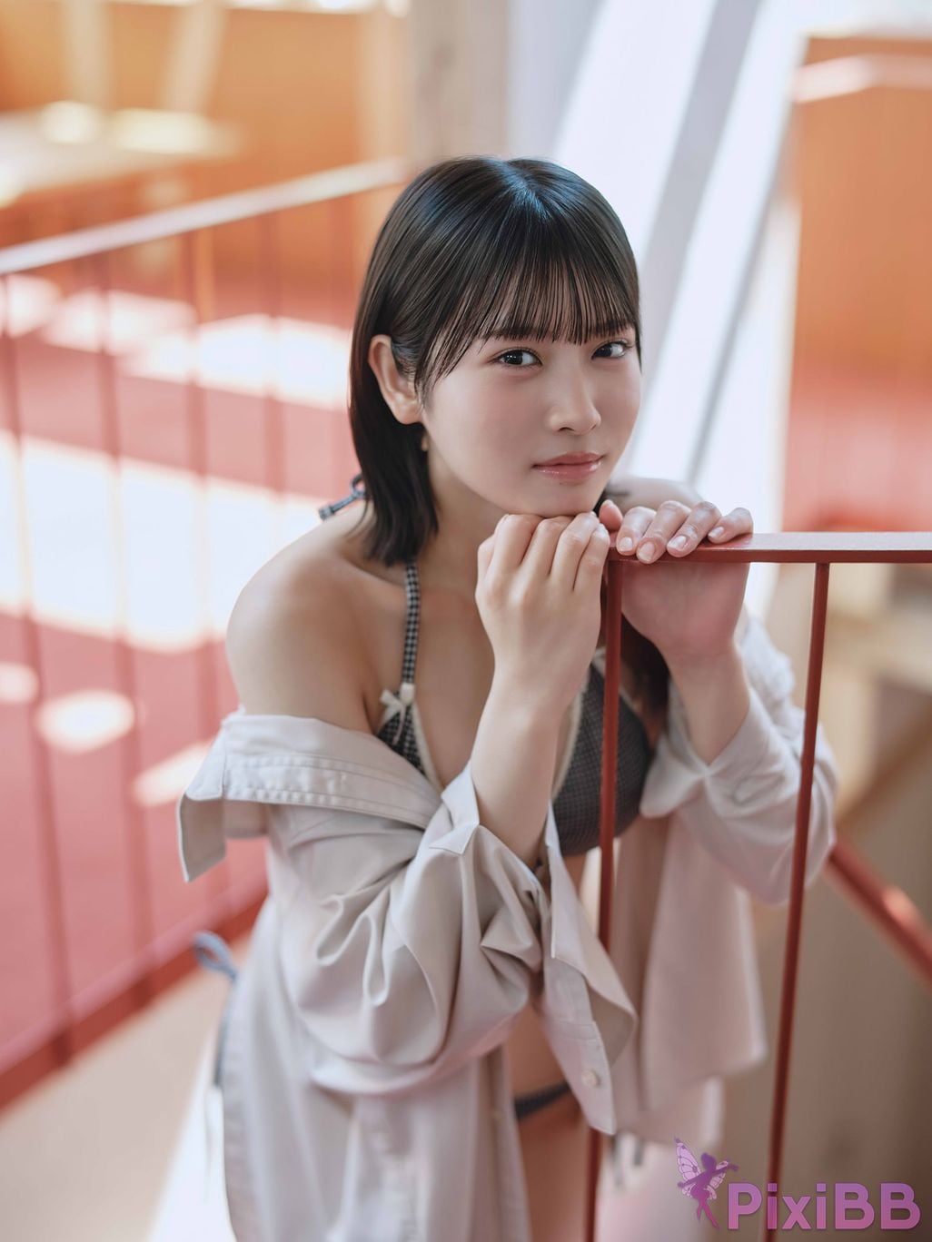 Japanese Idol Rei Haga NMB48 proof of heroine Young Champion Digigra PixiBB.COM 053