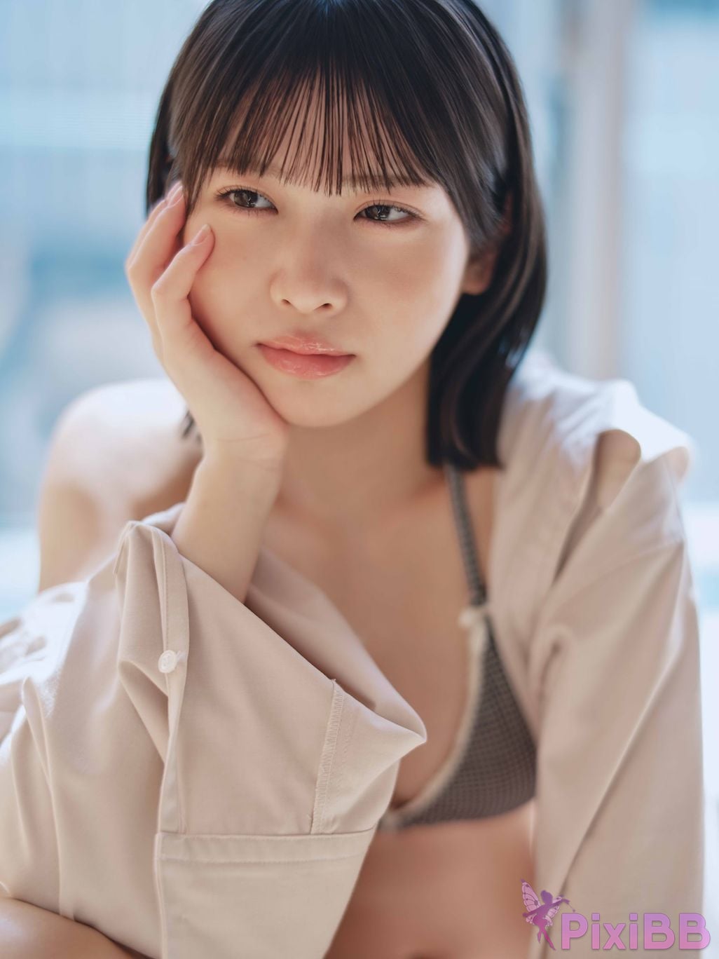Japanese Idol Rei Haga NMB48 proof of heroine Young Champion Digigra PixiBB.COM 065