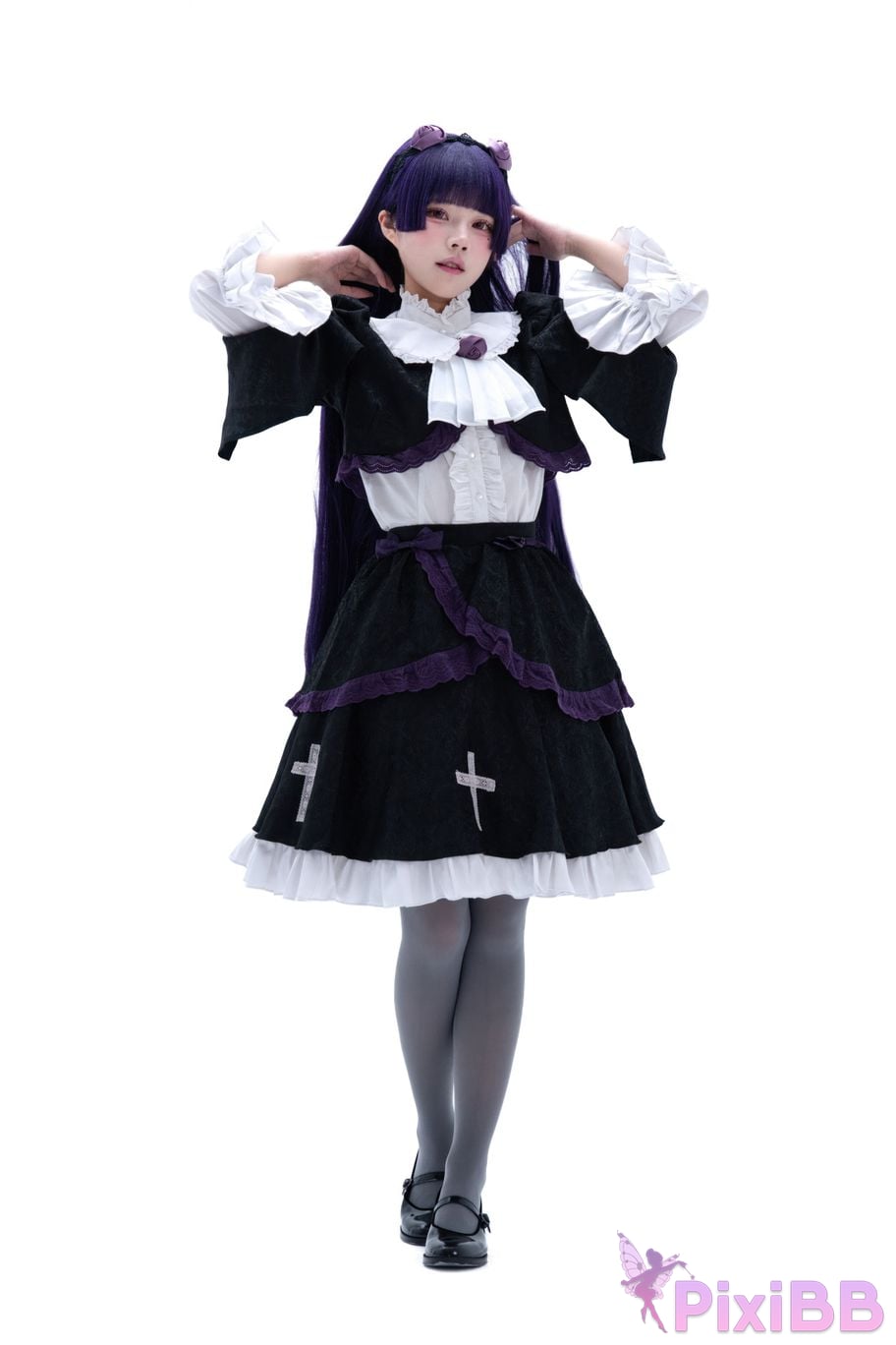 Cosplayer Nagi Shimizu Five more colored glaze Night Stalker Dress PixiBB.COM 002