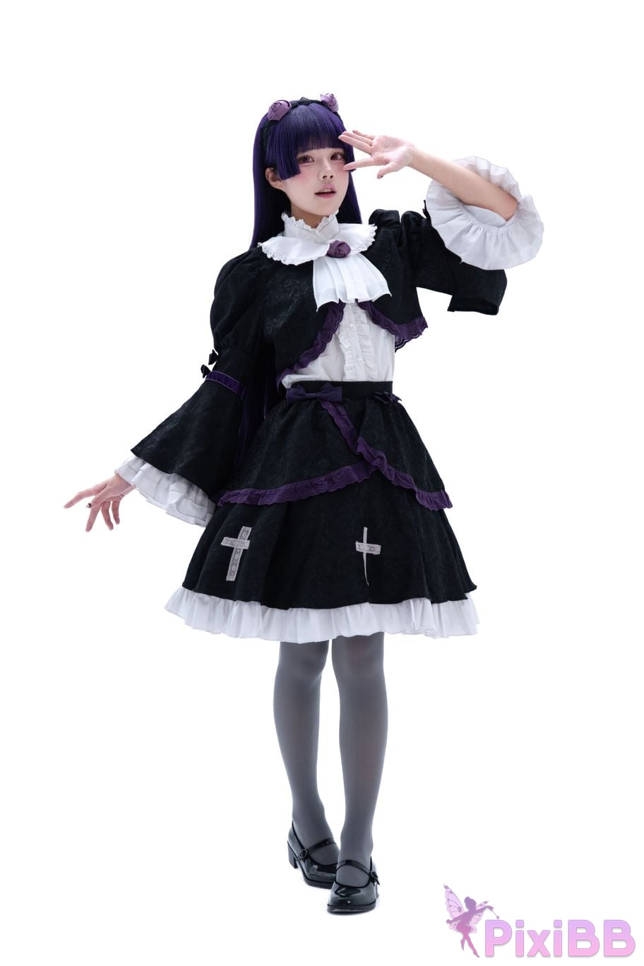 Cosplayer Nagi Shimizu Five more colored glaze Night Stalker Dress PixiBB.COM 003