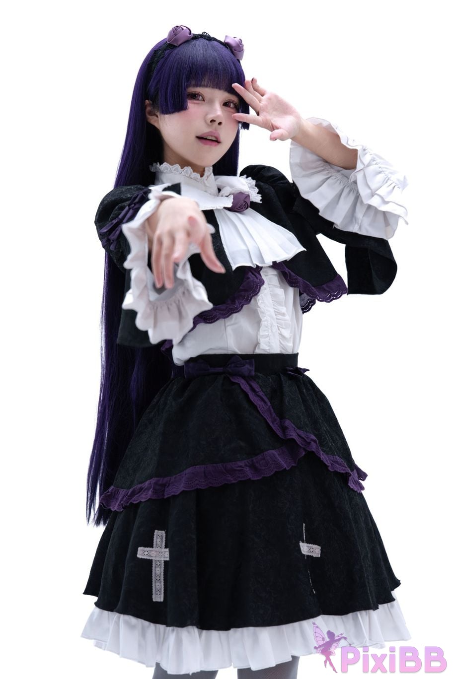 Cosplayer Nagi Shimizu Five more colored glaze Night Stalker Dress PixiBB.COM 005