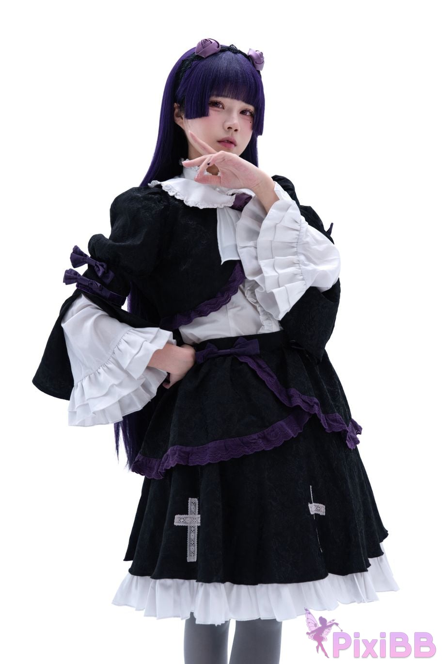 Cosplayer Nagi Shimizu Five more colored glaze Night Stalker Dress PixiBB.COM 008