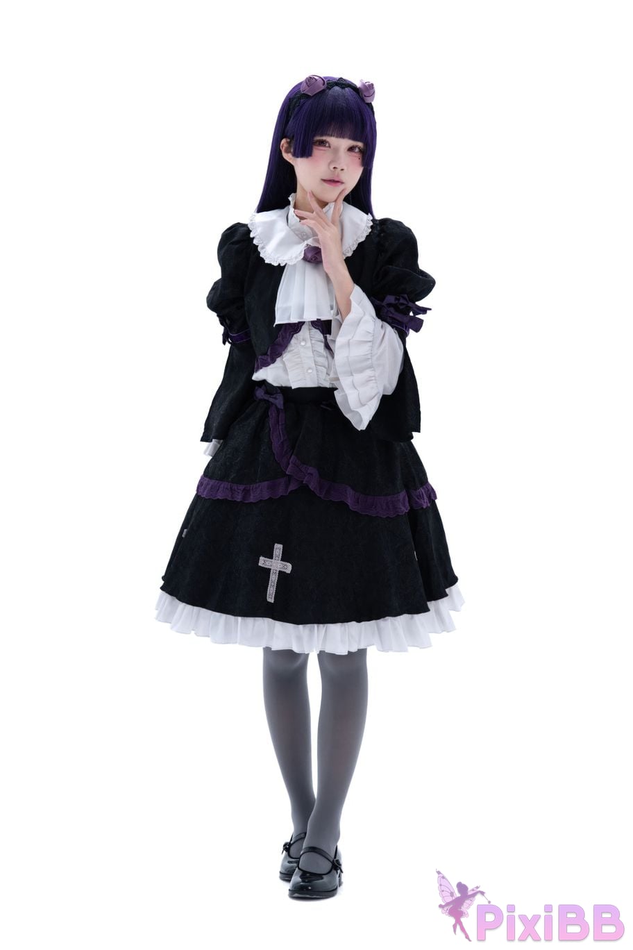 Cosplayer Nagi Shimizu Five more colored glaze Night Stalker Dress PixiBB.COM 023