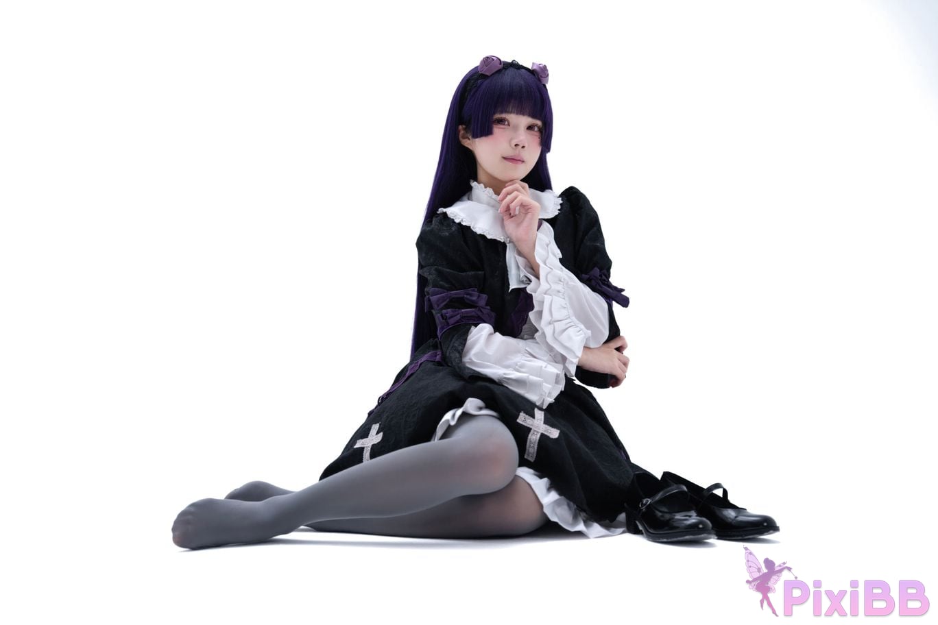 Cosplayer Nagi Shimizu Five more colored glaze Night Stalker Dress PixiBB.COM 033