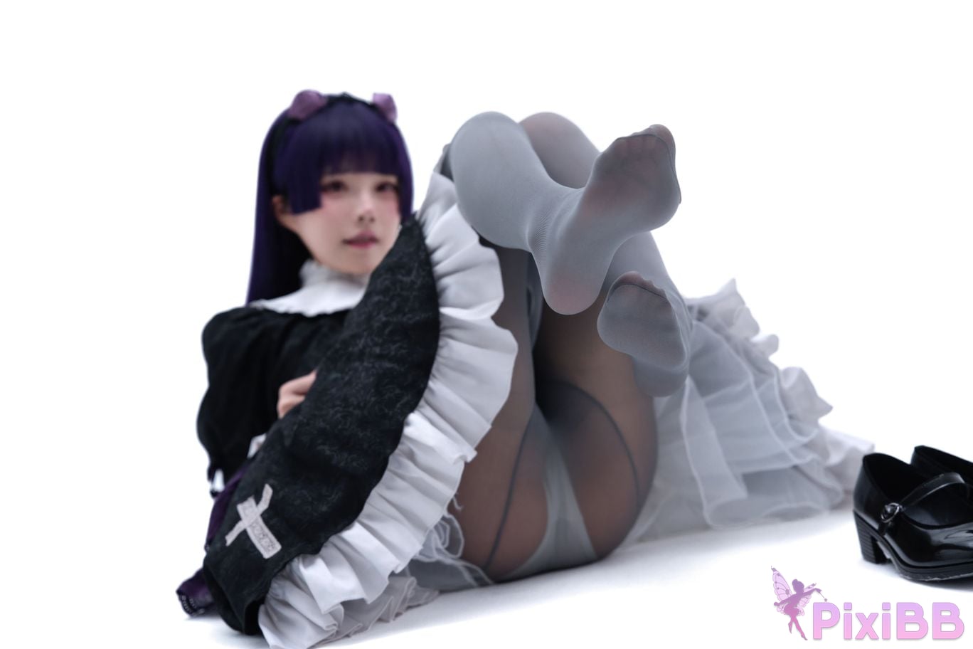Cosplayer Nagi Shimizu Five more colored glaze Night Stalker Dress PixiBB.COM 036