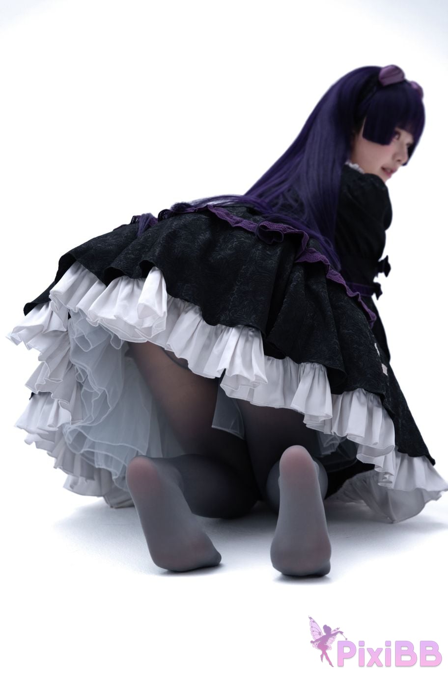 Cosplayer Nagi Shimizu Five more colored glaze Night Stalker Dress PixiBB.COM 038
