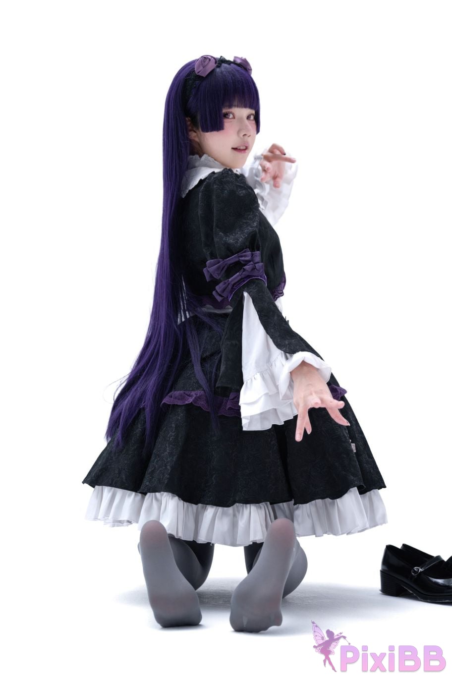 Cosplayer Nagi Shimizu Five more colored glaze Night Stalker Dress PixiBB.COM 039