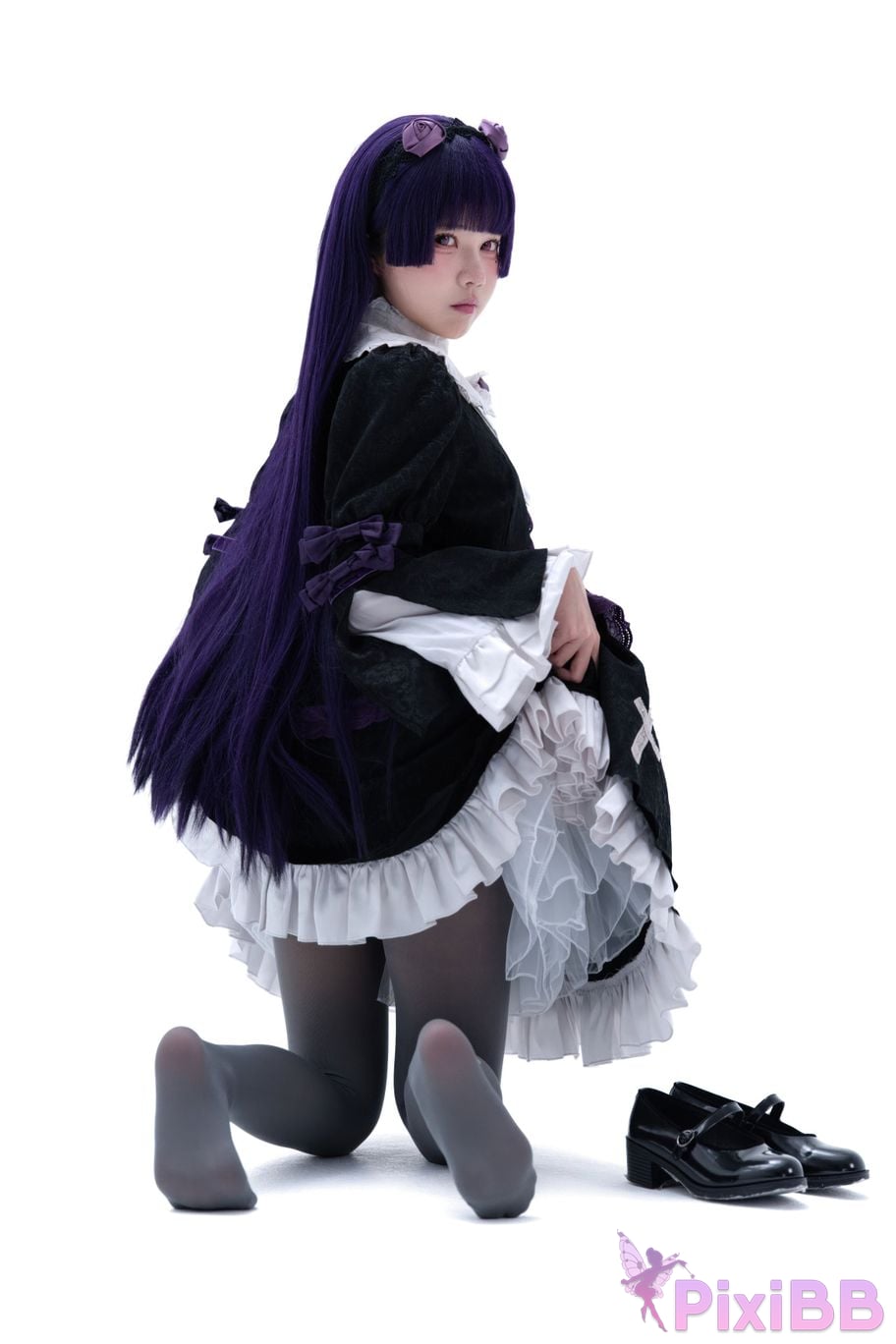 Cosplayer Nagi Shimizu Five more colored glaze Night Stalker Dress PixiBB.COM 040