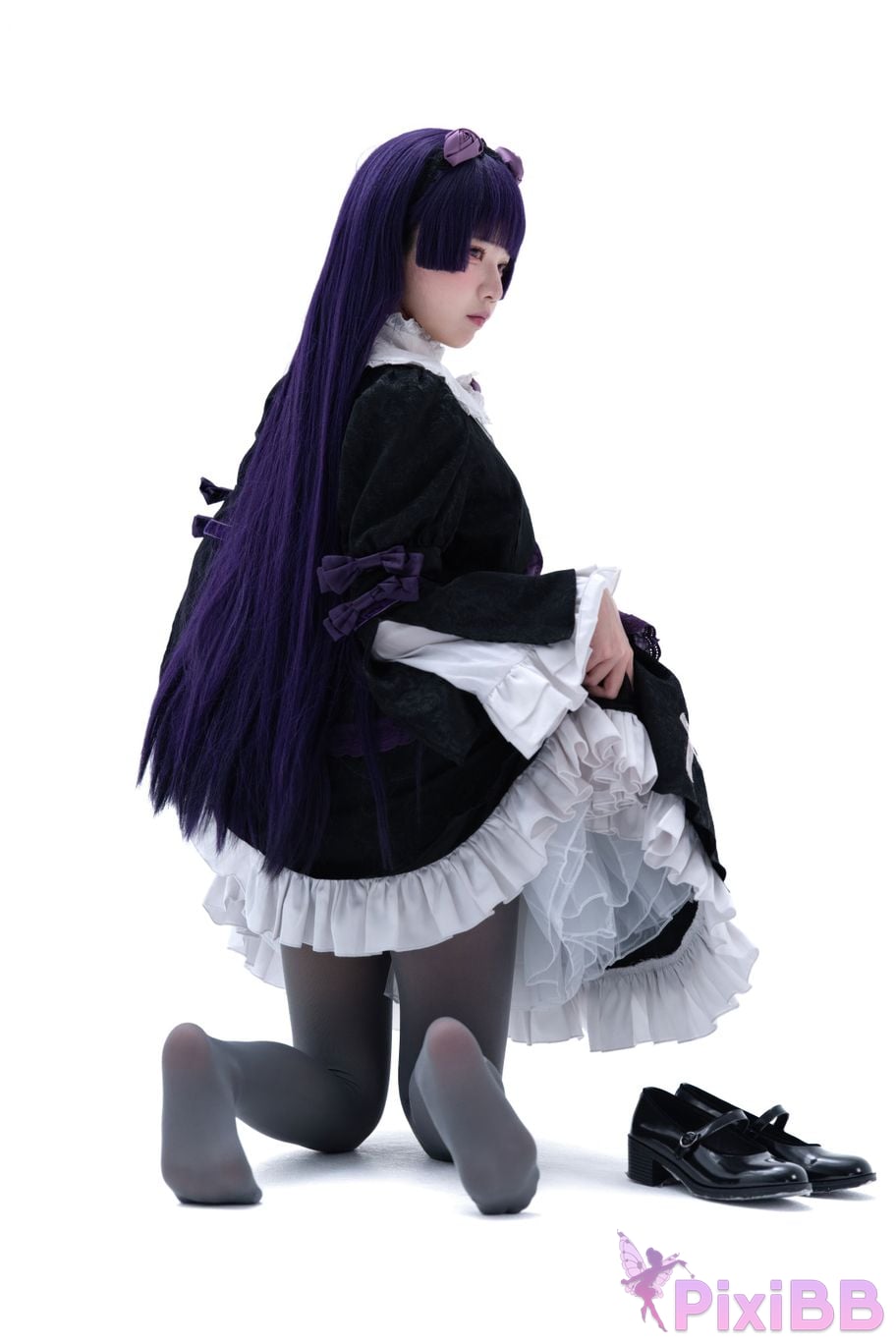 Cosplayer Nagi Shimizu Five more colored glaze Night Stalker Dress PixiBB.COM 041