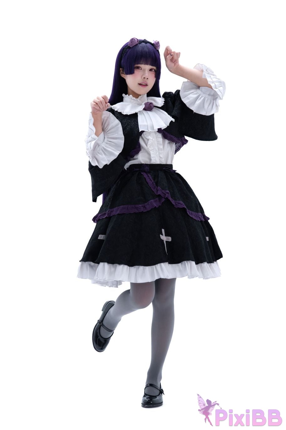 Cosplayer Nagi Shimizu Five more colored glaze Night Stalker Dress PixiBB.COM 044