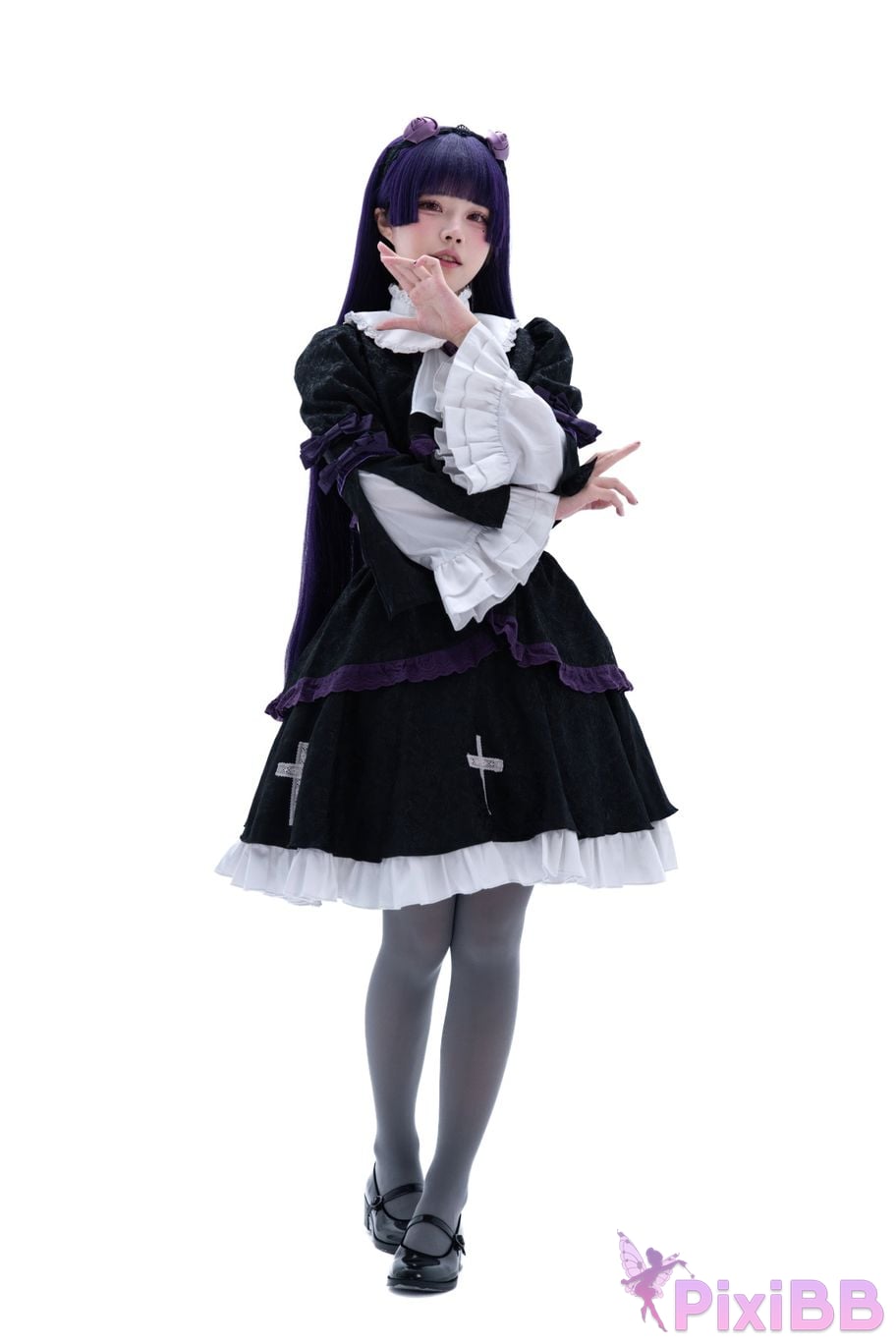 Cosplayer Nagi Shimizu Five more colored glaze Night Stalker Dress PixiBB.COM 045