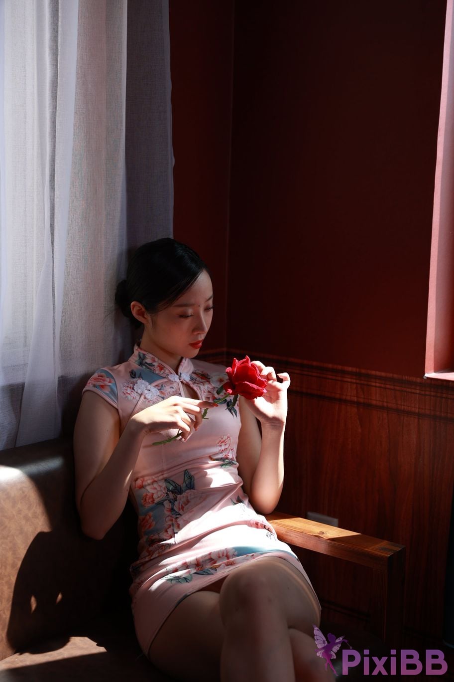 Private Photoshoot Zhang Xin Ladyly temperament cheongsam royal sister Full scale room shooting collection PixiBB.COM 028.JPG