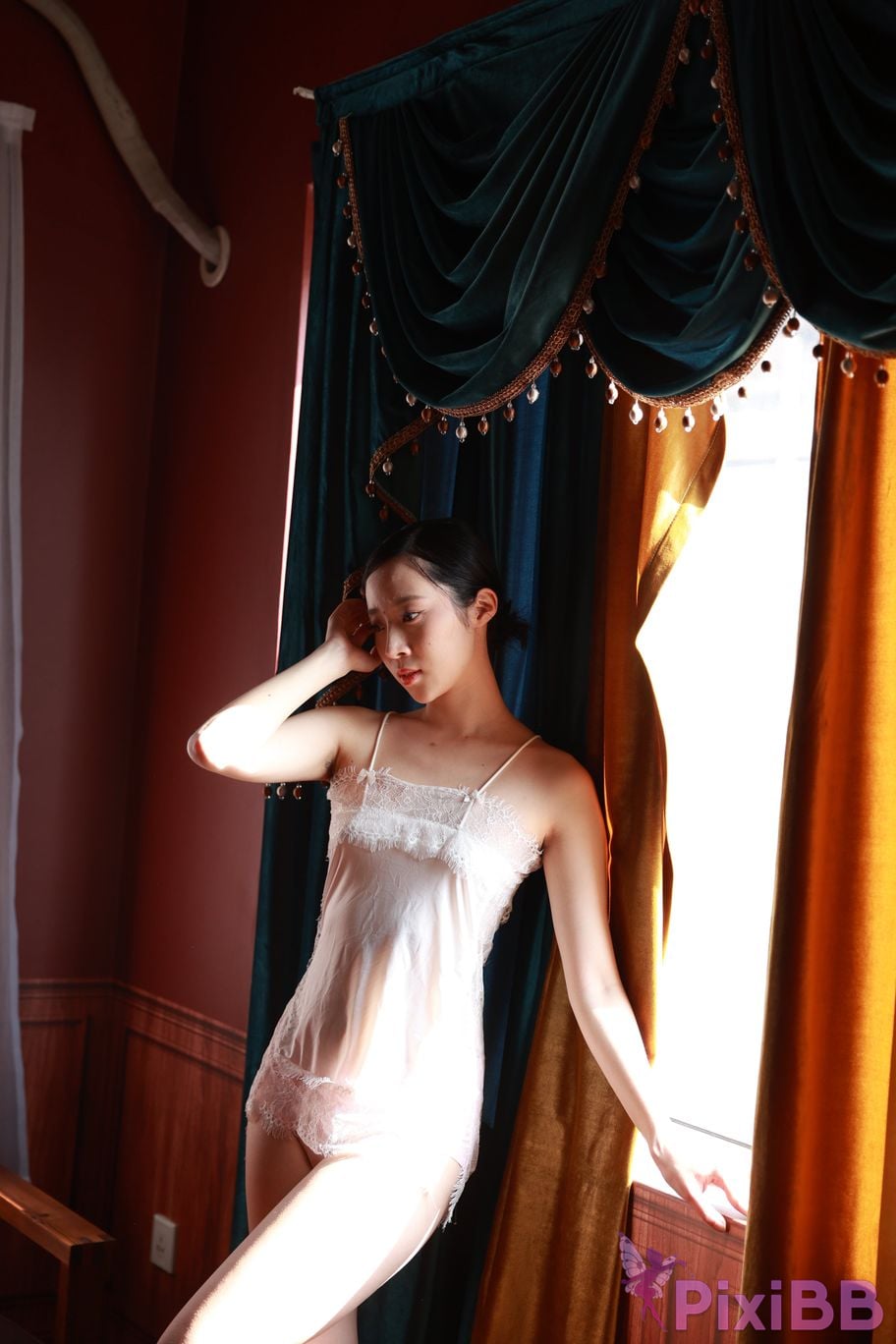 Private Photoshoot Zhang Xin Ladyly temperament cheongsam royal sister Full scale room shooting collection PixiBB.COM 225.JPG