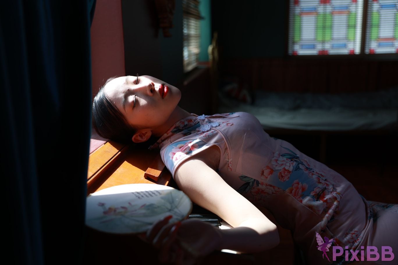 Private Photoshoot Zhang Xin Ladyly temperament cheongsam royal sister Full scale room shooting collection PixiBB.COM 268.JPG