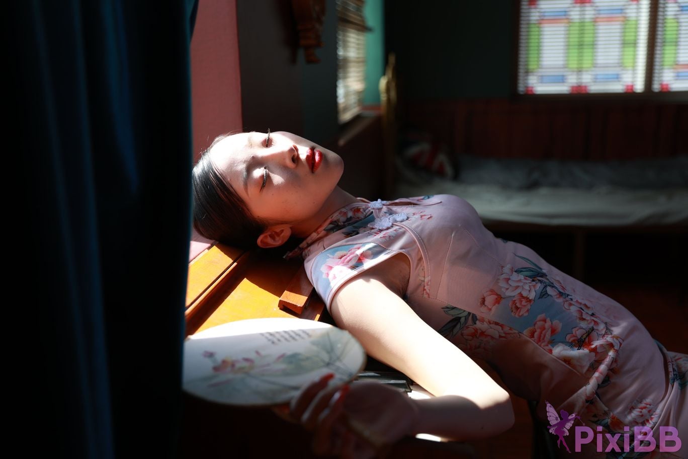 Private Photoshoot Zhang Xin Ladyly temperament cheongsam royal sister Full scale room shooting collection PixiBB.COM 290.JPG