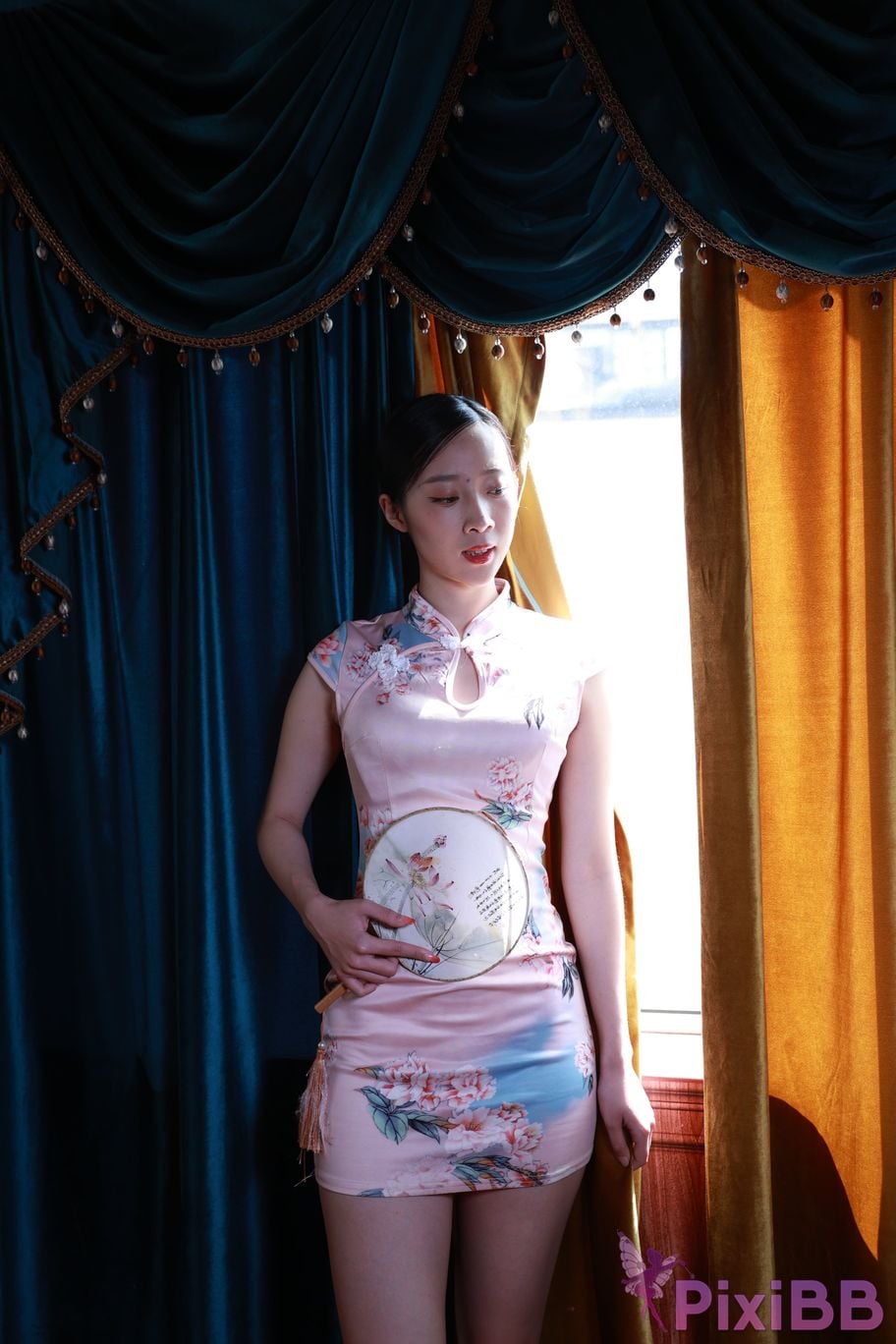 Private Photoshoot Zhang Xin Ladyly temperament cheongsam royal sister Full scale room shooting collection PixiBB.COM 629.JPG