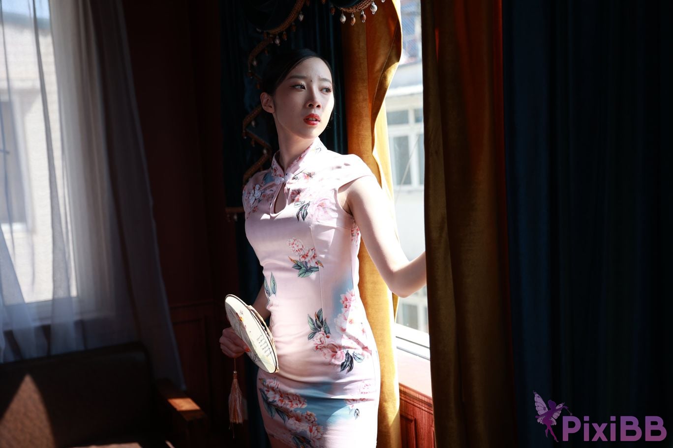 Private Photoshoot Zhang Xin Ladyly temperament cheongsam royal sister Full scale room shooting collection PixiBB.COM 656.JPG