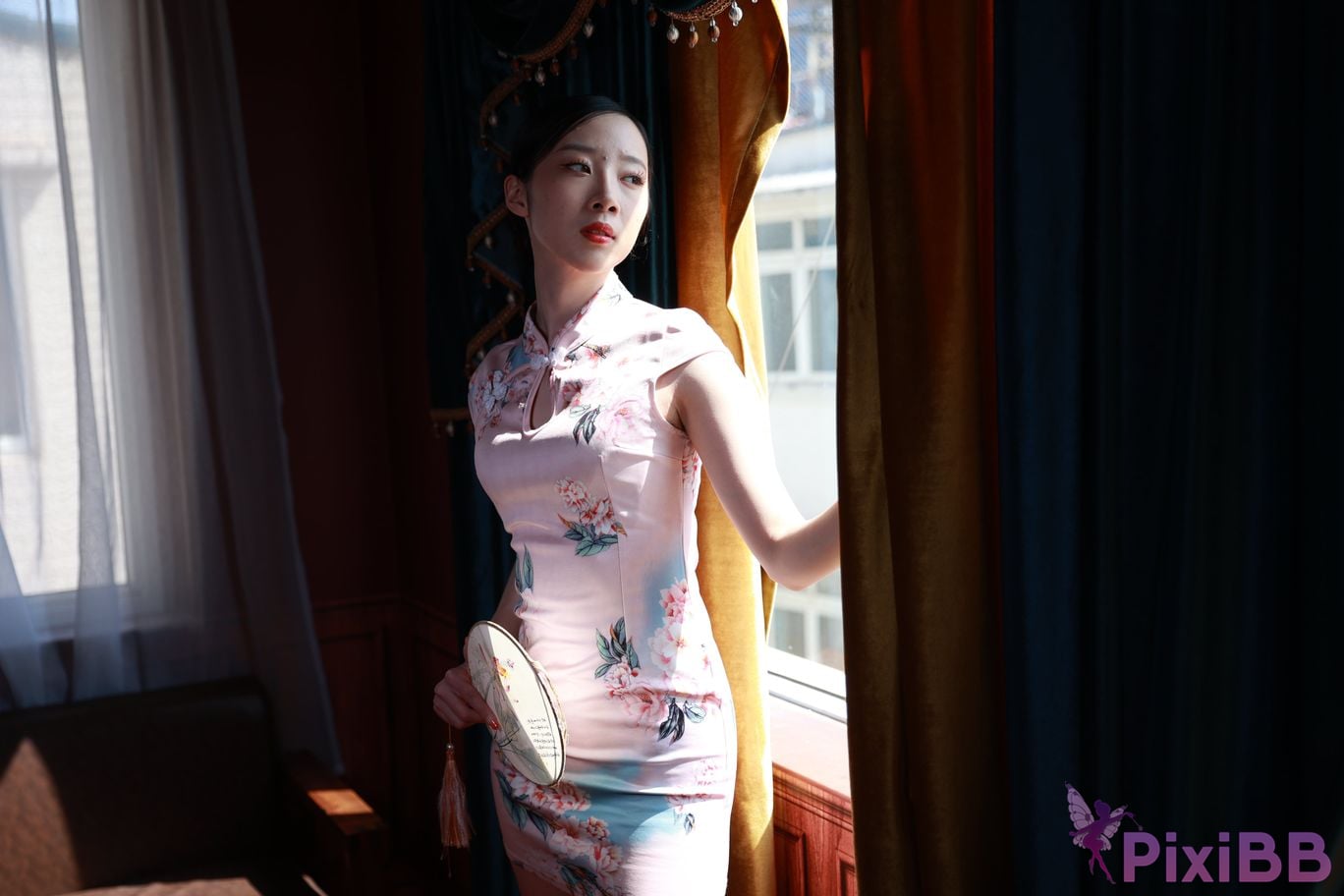 Private Photoshoot Zhang Xin Ladyly temperament cheongsam royal sister Full scale room shooting collection PixiBB.COM 657.JPG