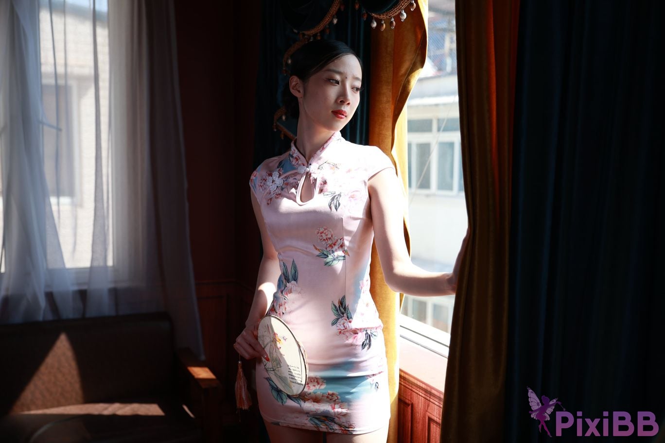 Private Photoshoot Zhang Xin Ladyly temperament cheongsam royal sister Full scale room shooting collection PixiBB.COM 659.JPG