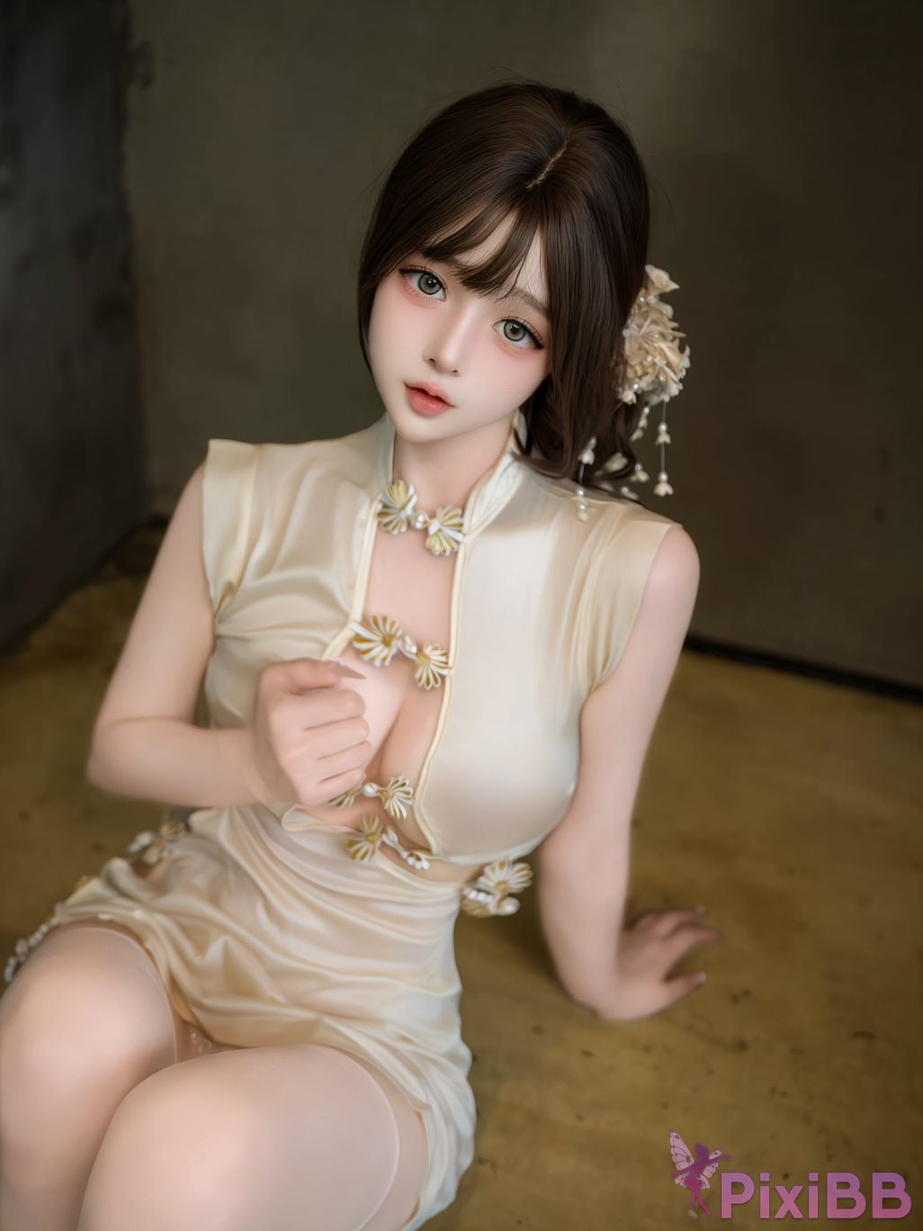 Cosplayer milk shop Douyin paid photo collection PixiBB.COM 015