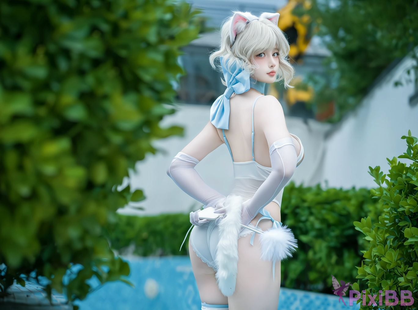 Cosplayer milk shop Douyin paid photo collection PixiBB.COM 085