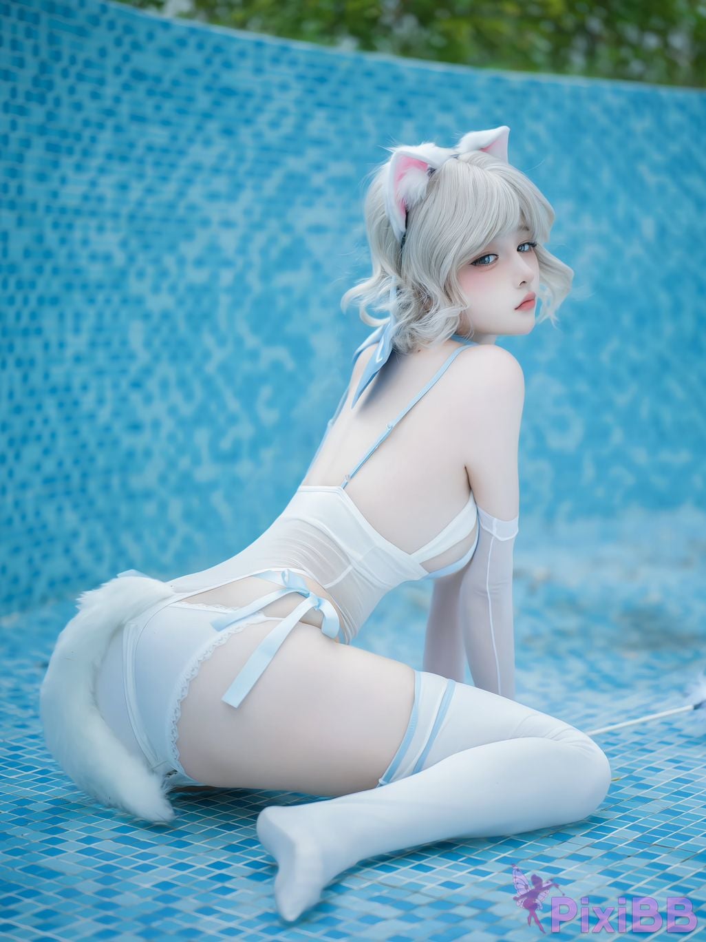 Cosplayer milk shop Douyin paid photo collection PixiBB.COM 089