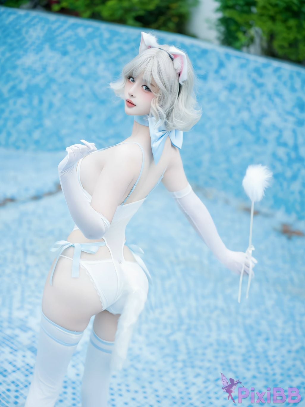 Cosplayer milk shop Douyin paid photo collection PixiBB.COM 090