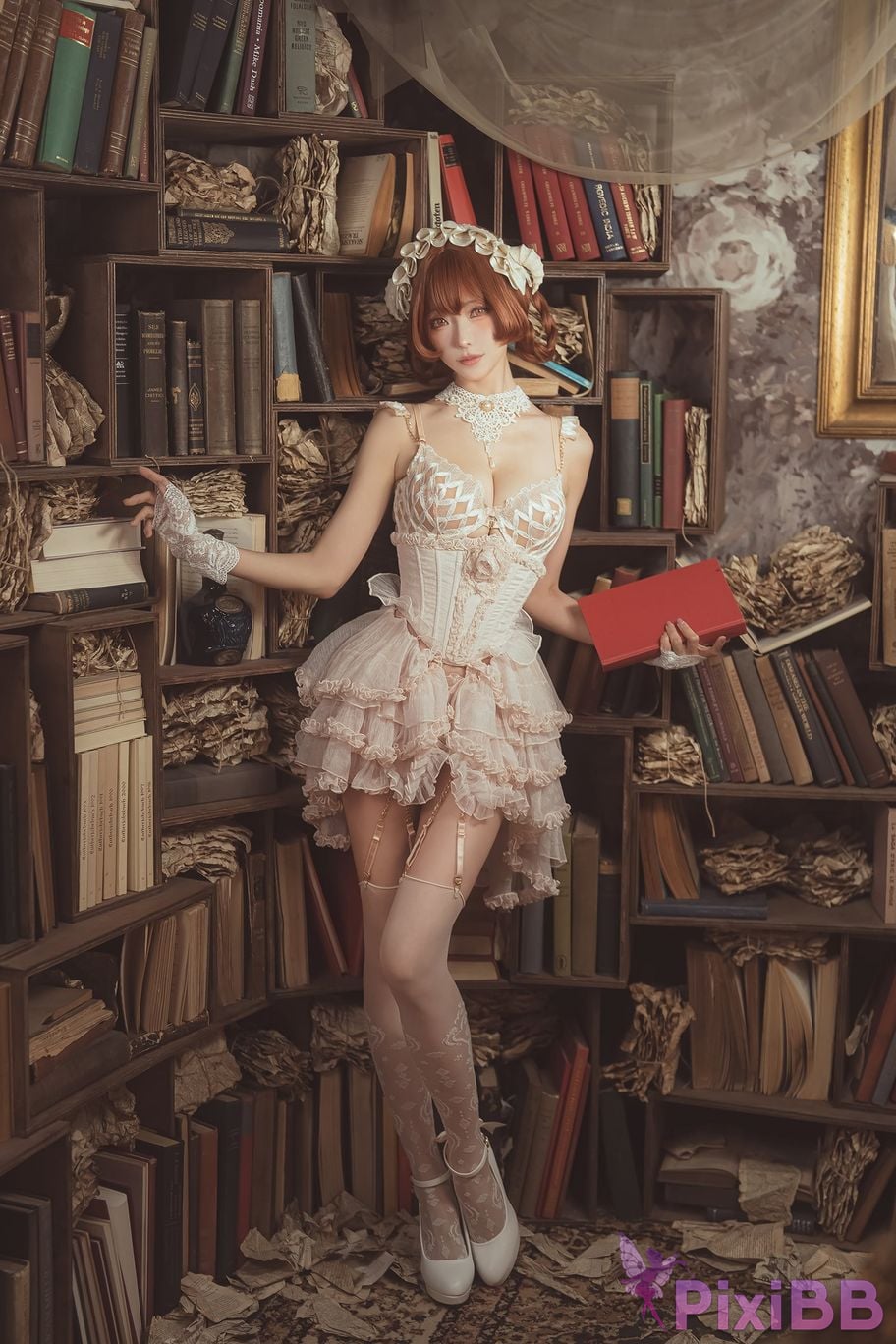 Cosplayer Ely eee ElyEE child Book Witch Shu Ben Mo Nu PixiBB.COM 023
