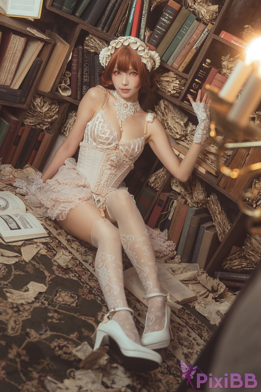 Cosplayer Ely eee ElyEE child Book Witch Shu Ben Mo Nu PixiBB.COM 031