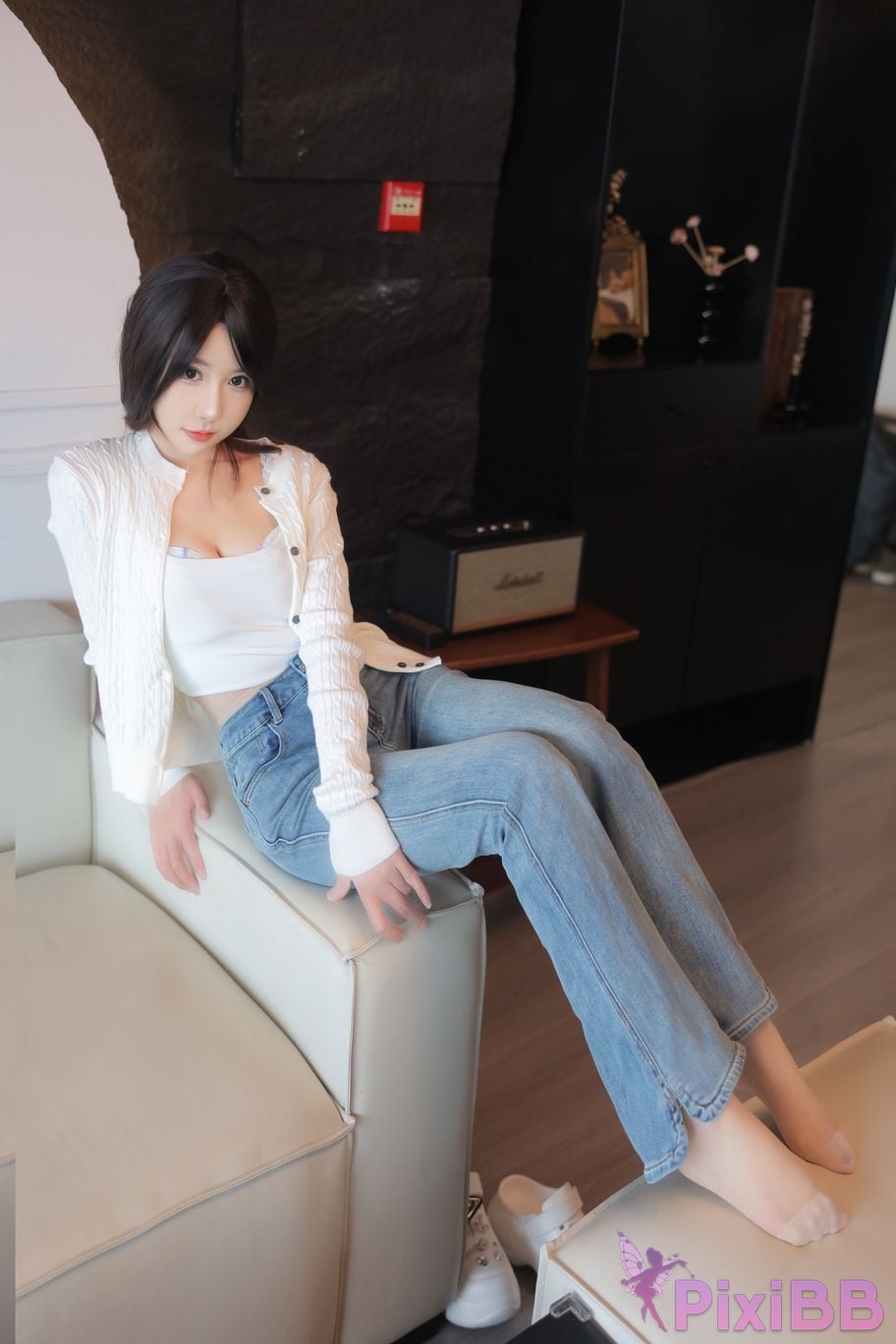 No watermark for in app purchases Tao Yaoyao blue jeans PixiBB.COM 099
