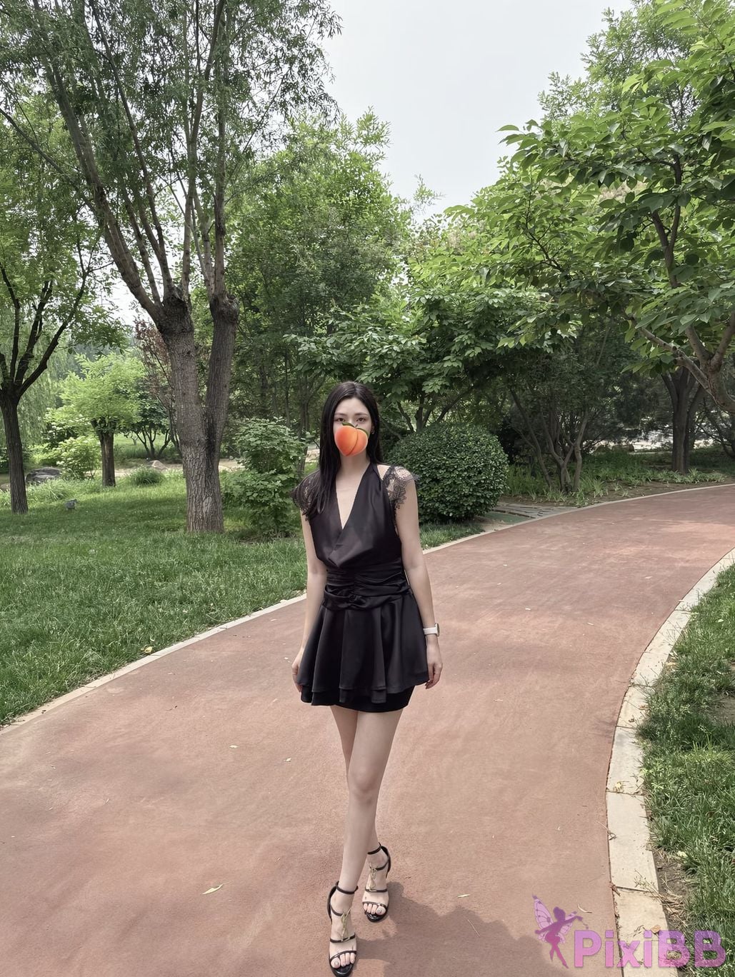 OtherXXX Lili peach Long legged and busty lady exposed in front of others for private photo shoot PixiBB.COM 049