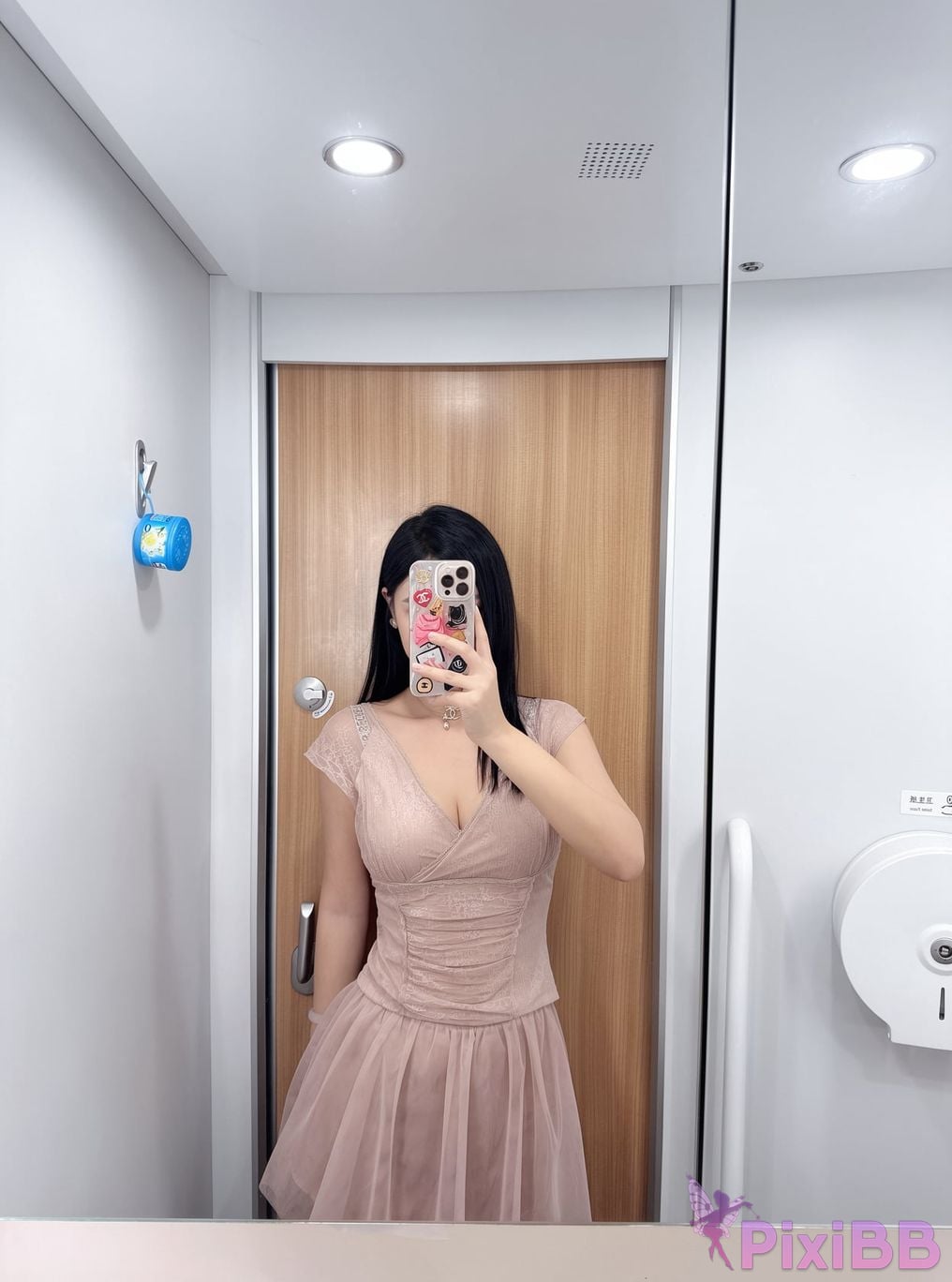 OtherXXX Lili peach Long legged and busty lady exposed in front of others for private photo shoot PixiBB.COM 058