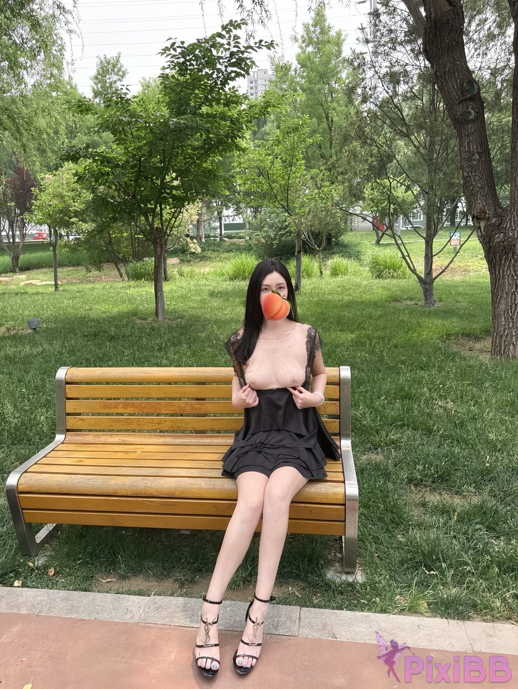 OtherXXX Lili peach Long legged and busty lady exposed in front of others for private photo shoot PixiBB.COM 060
