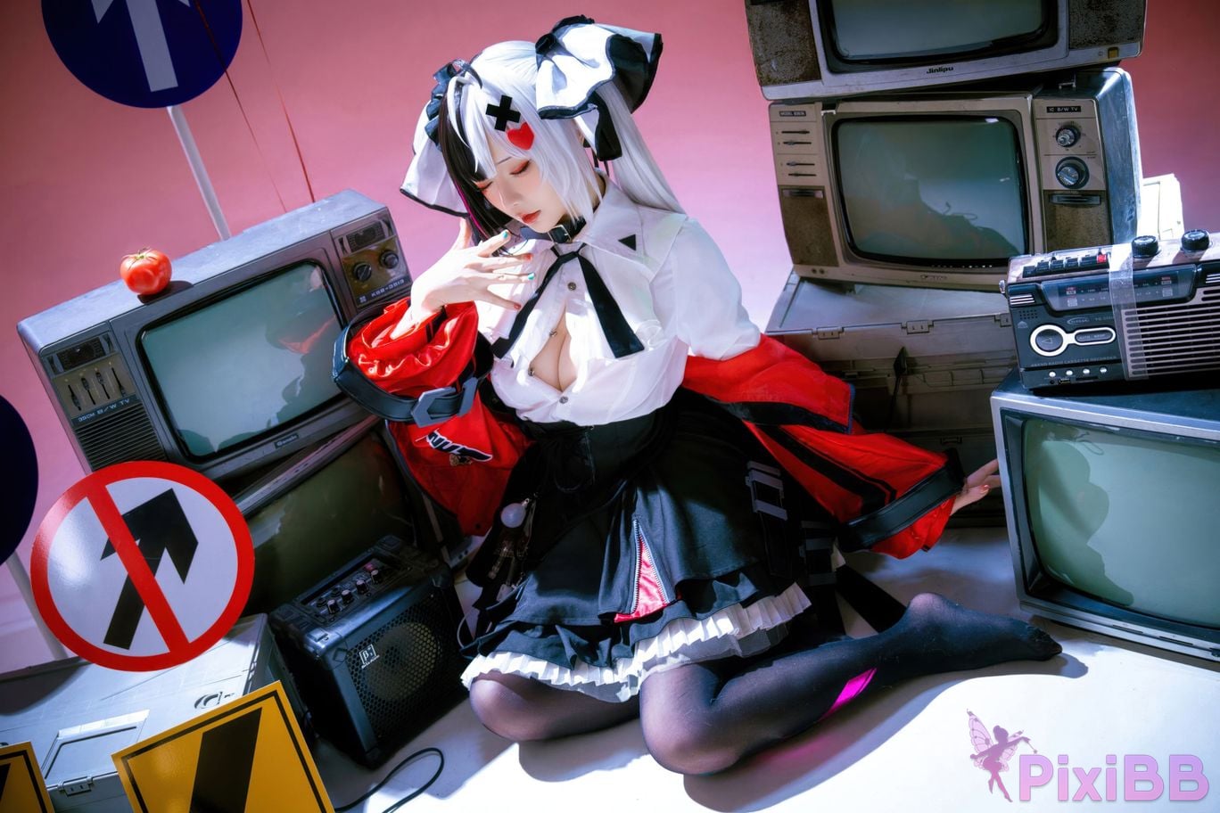 Cosplayer The star is late Hoshilily 2026 Year 06 monthly plan heterocyclic ring Requiem Raw hide Doujin PixiBB.COM 002