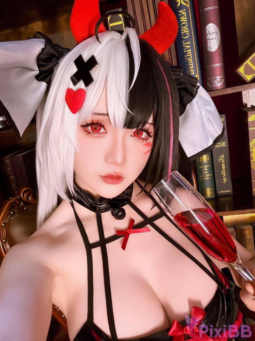 Cosplayer The star is late Hoshilily 2026 Year 06 monthly plan heterocyclic ring Requiem Raw hide Doujin PixiBB.COM 015