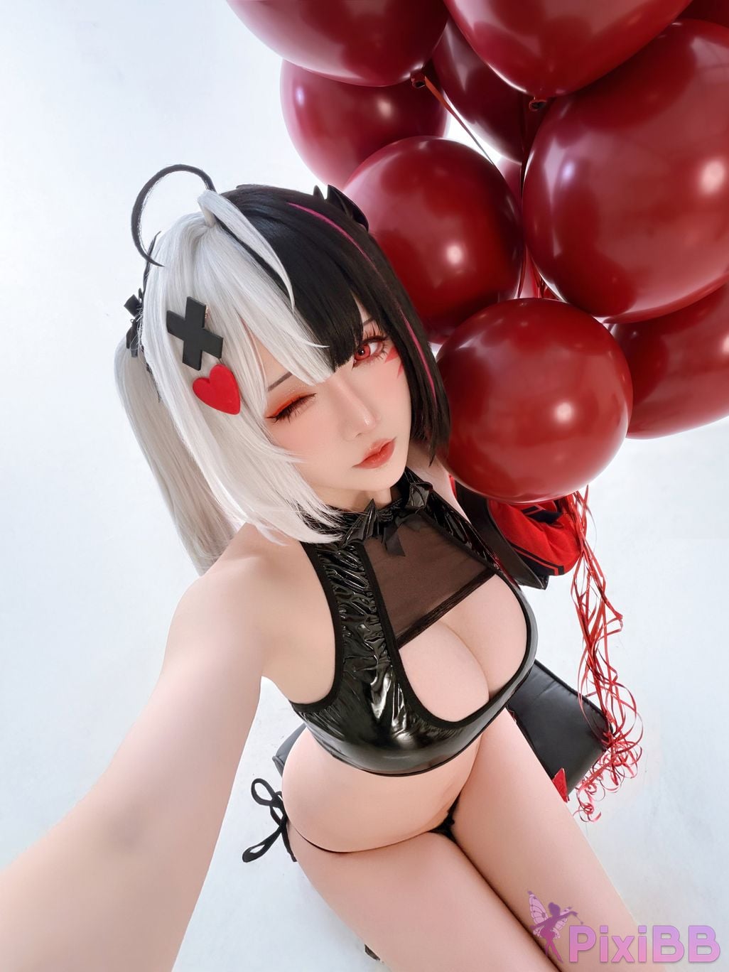 Cosplayer The star is late Hoshilily 2026 Year 06 monthly plan heterocyclic ring Requiem Raw hide Doujin PixiBB.COM 016
