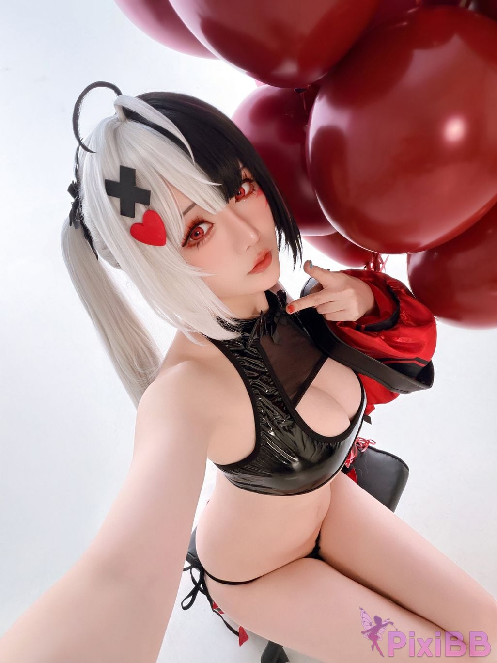 Cosplayer The star is late Hoshilily 2026 Year 06 monthly plan heterocyclic ring Requiem Raw hide Doujin PixiBB.COM 017